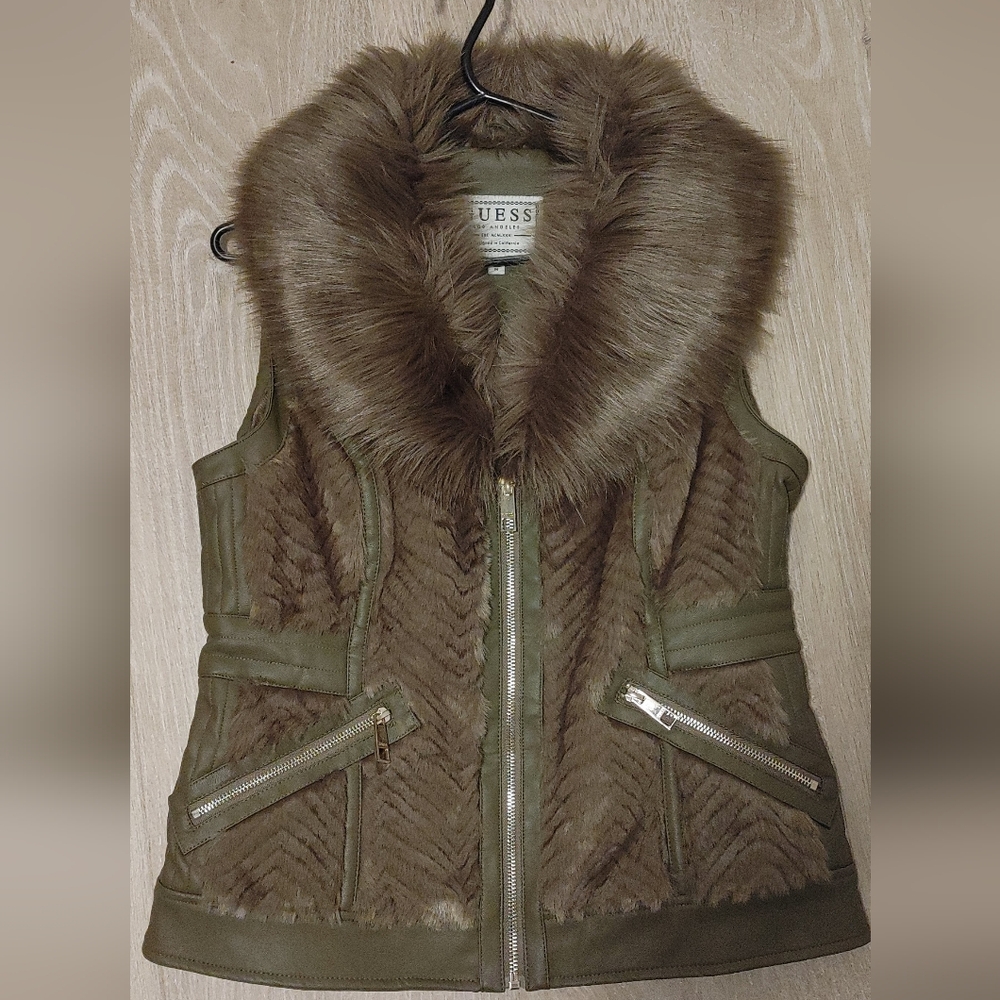 Guess Faux Fur Vest